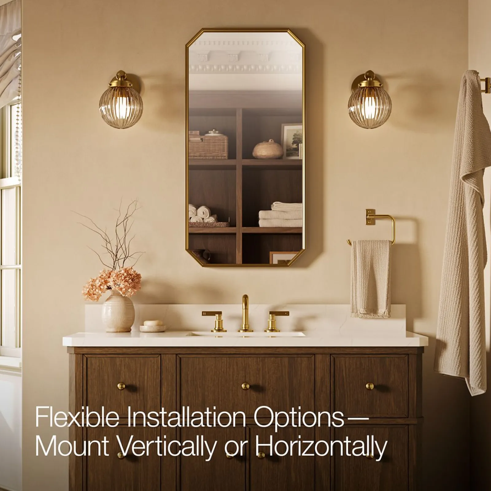 18" x 36" rectangular framed mirror^Kohler Online