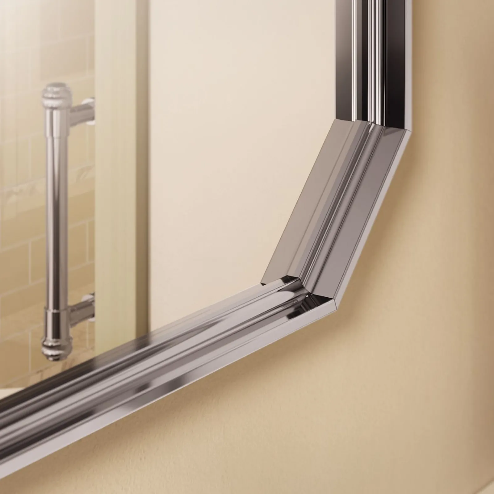 22" x 34" rectangular framed mirror^Kohler