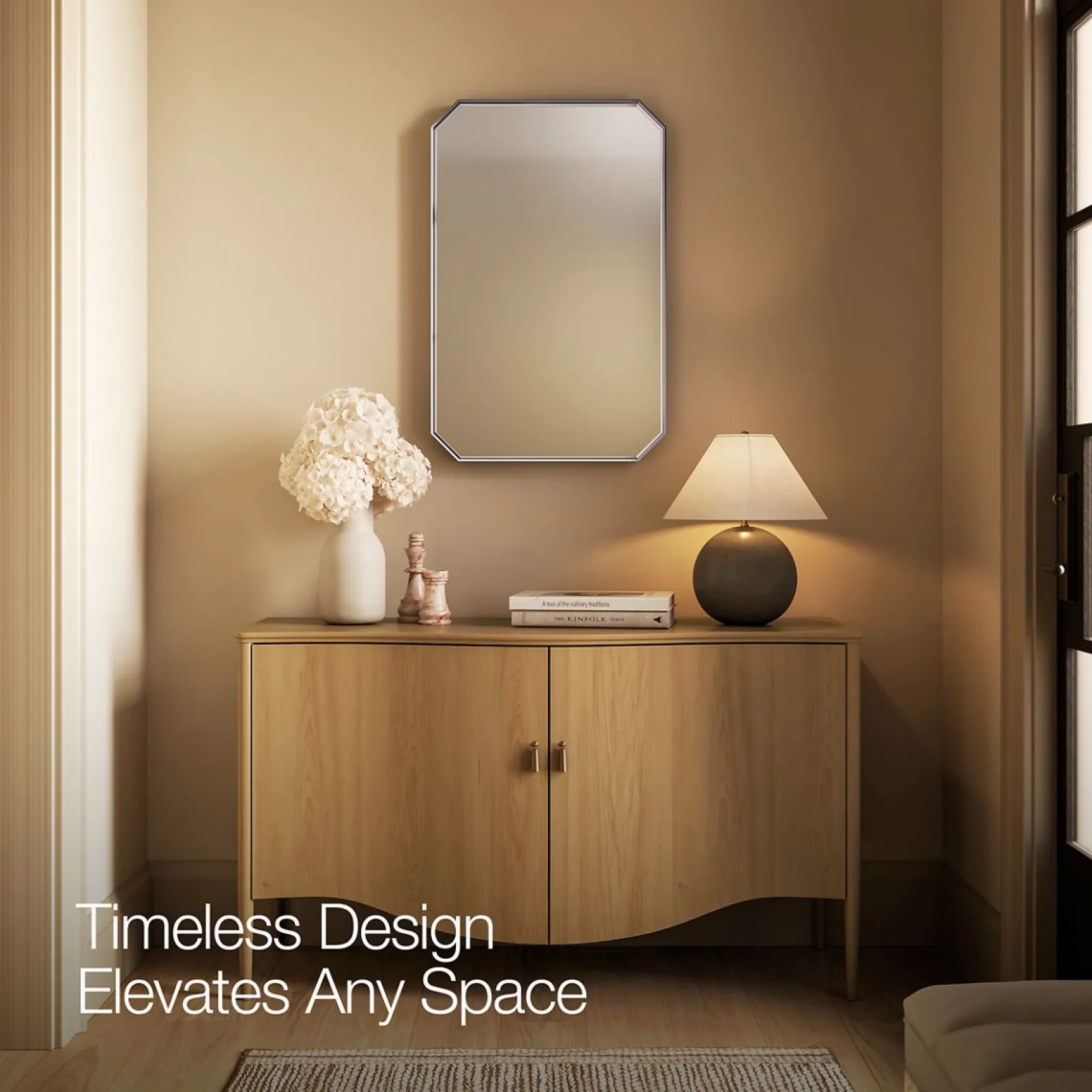 22" x 34" rectangular framed mirror^Kohler