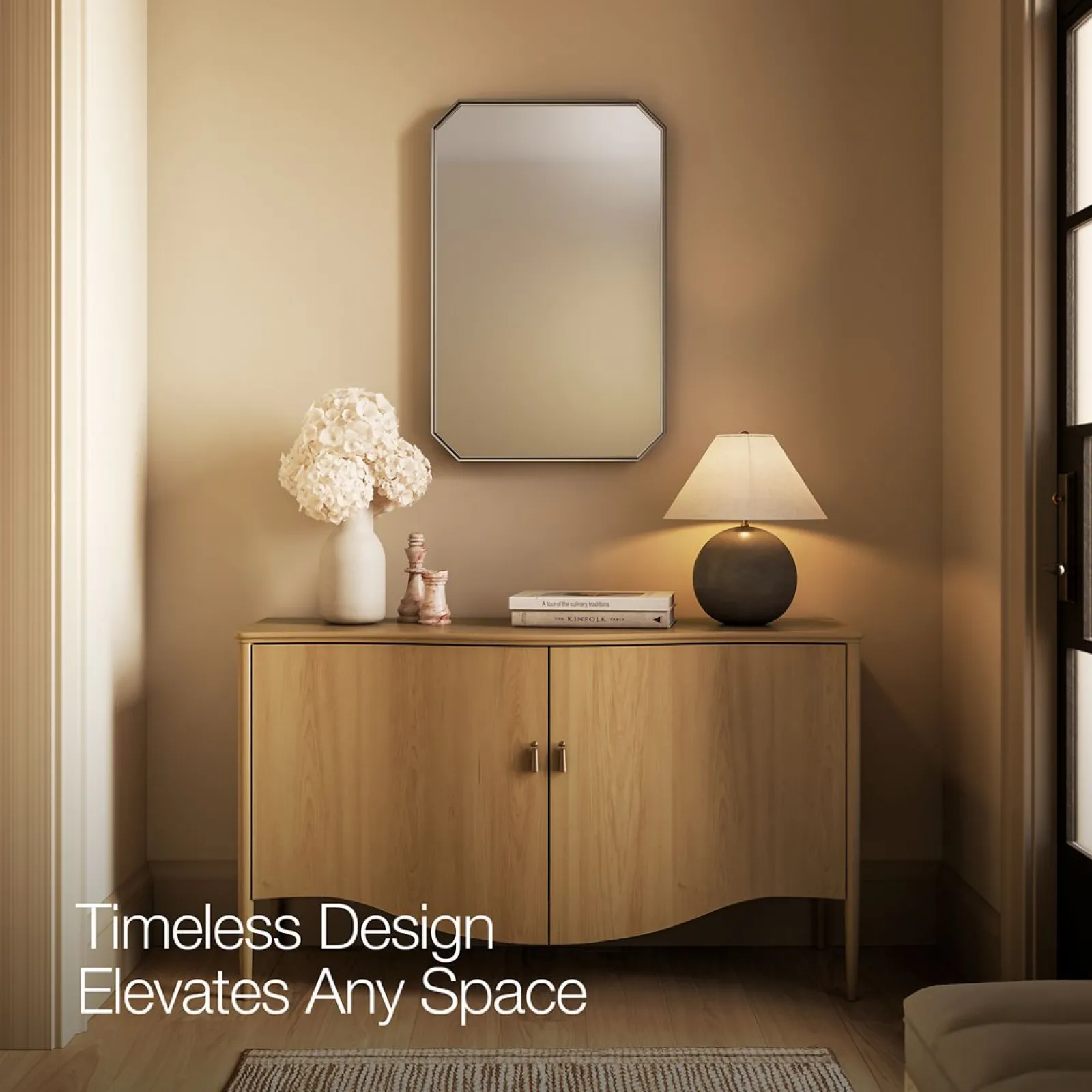 22" x 34" rectangular framed mirror^Kohler